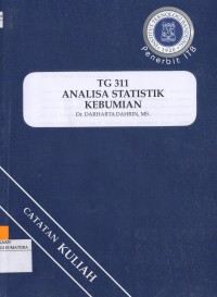 TG 311 Analisa Statistik Kebumian