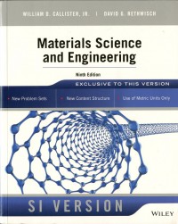 Materials Science and Engineering ninth edition