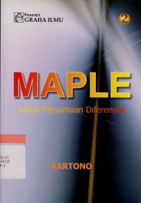 MAPLE untuk Persamaan Diferensial Edisi 2