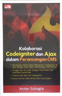 Kolaborasi codeigniter dan ajax dalam perancangan CMS