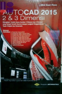 AutoCAD 2015 2 dan 3 Dimensi