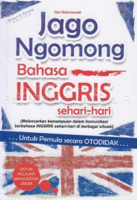 Jago ngomong bahasa inggris