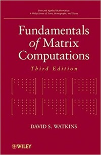 Fundamentals of Matrix Computations third edition