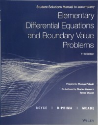 Elementary Differential Equations and Boundary Value Problems
