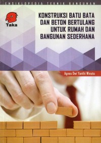 Kontruksi Batu Bata dan Beton bertulang untuk Rumah dan Bangunan Sederhana