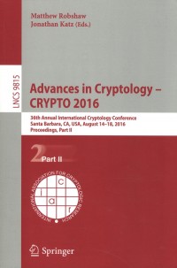 Advances in Cryptology - CRYPTO 2017