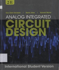 Analog Integrated Circuit Design