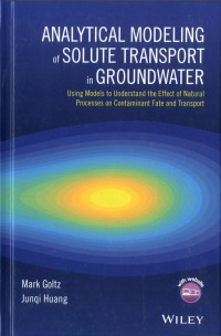 Analytical Modeling of Solute Transport in Groundwater