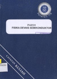 FI-6131 Fisika Devais Semikonduktor