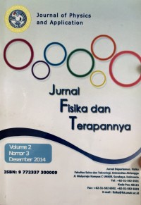 Jurnal Fisika dan Terapannya Vol. 2, No. 3