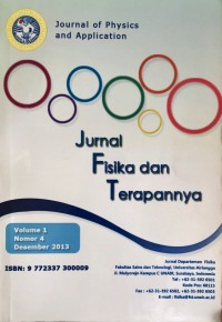Jurnal Fisika dan Terapannya Vol. 1, No. 4
