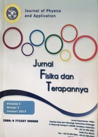 Jurnal Fisika dan Terapannya Vol. 1 No. 1
