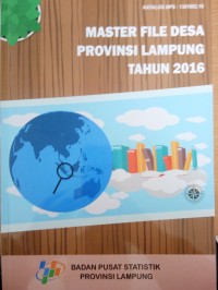 Master File Desa Provinsi Lampung Tahun 2016