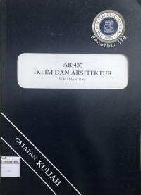 AR 435 Iklim dan Arsitektur