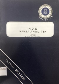 KI - 2122 Kimia Analitik untuk Sains dan Teknik