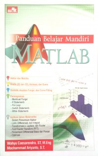 Panduan Belajar Mandiri Matlab