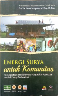 Energi Surya untuk Komunitas