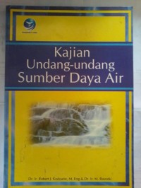 Kajian Undang-Undang Sumber Daya Air