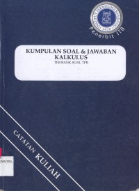 Kumpulan Soal & Jawaban Kalkulus