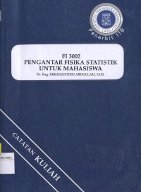 FI 3002 Pengantar Fisika Statistik Untuk Mahasiswa