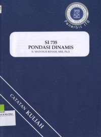 SI 735 Pondasi dinamis