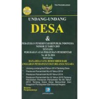 Undang - Undang Desa
