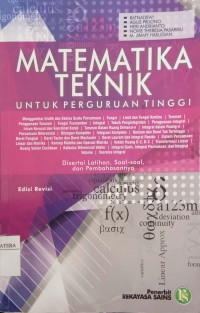 Matematika Teknik untuk Perguruan Tinggi
