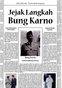Jejak Langkah Bung Karno