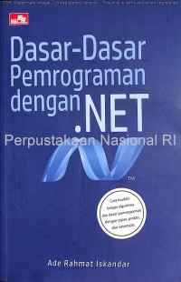 Dasar-dasar pemrograman dengan.NET