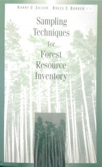 Sampling techniques for forest resource inventory