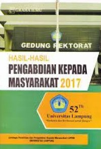 HAsil-Hasil Pengabdian Kepada Masyarakat 2017