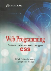Web Programming : Desain Halaman Web dengan CSS