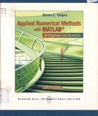 Applied Numerical Methods with Matlab third edition