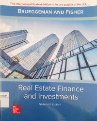 Real Estate Finance And Investments sixteenth edition