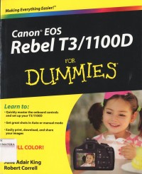 For Dummies: Canon EOS Rebel T3/1100D for Dummies