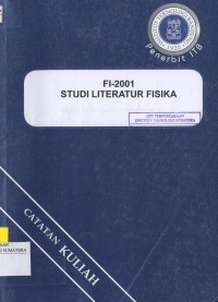 FI-2001 Studi Literatur Fisika