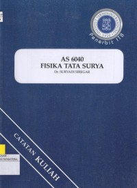 AS 6040 Fisika Tata Surya