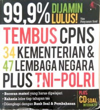 Tembus CPNS Kementrian dan 47 Lembaga Negara plus TNI Polri