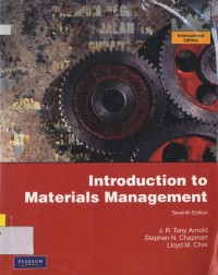 Introduction to Materials Management seventh edition