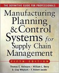 Manufacturing Planning & Control