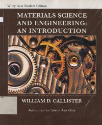 Materials Science and Engineering : An Introduction Seventh Edition