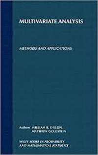 Multivariate Analysis Methods and Applications