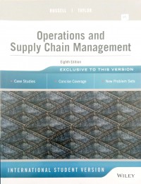 Operations and supply chain management eighth edition
