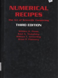 Numerical Recipes third edition