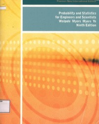 Probability and Statistics for Engineers and Scientists ninth edition