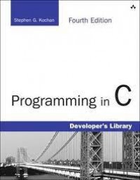 Programming in C fourth edition