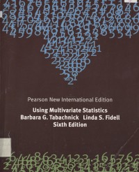Using Multivariate Statistics sixth edition