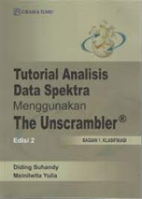 Tutorial Analisis Data Spektra Menggunakan The Unscrambler Edisi 2