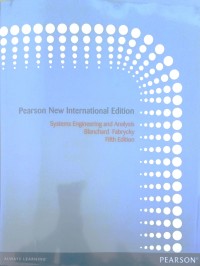 Pearson New International Editon = Systems engineering and Analysis
