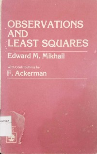 Observations and Least Squares